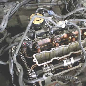 used car engine inspection